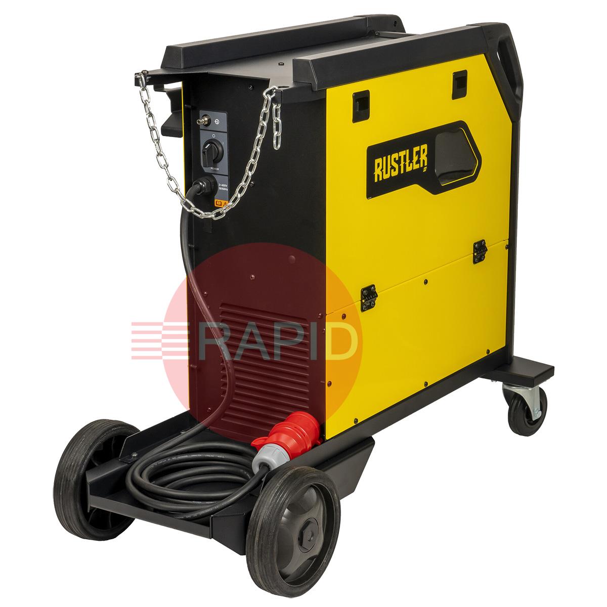 0448280880  ESAB Rustler EM 280C PRO Compact MIG Inverter Welder Package - 400v, 3ph